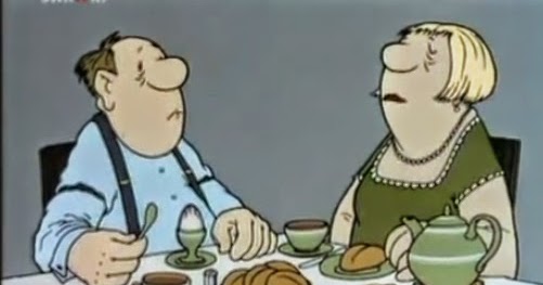 Das Ei Von Loriot Text Samtpfotes Kuchen: Nostalgie 8 - 1 weiches Ei zum Frühstück - Loriot