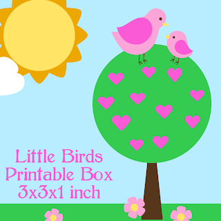 Little Birds Printable Box Thumbnail