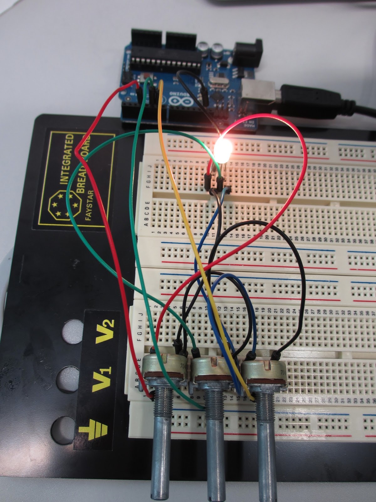 Colourless Zero Potentiometer test