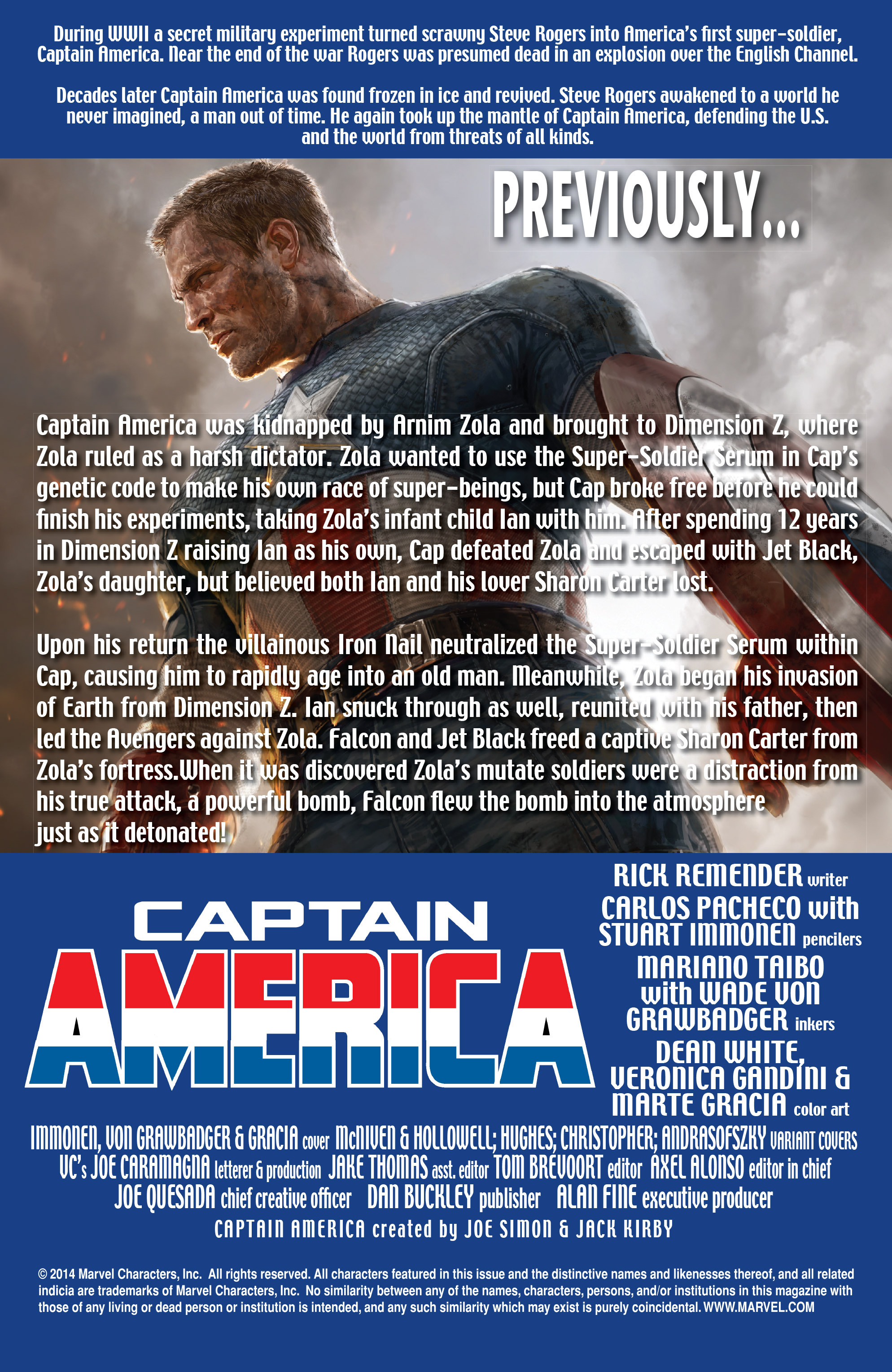 Read online Captain America (2013) comic -  Issue #25 - 2