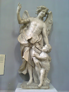 Vaccaro's Guardian Angel in the church of San Paolo Maggiore