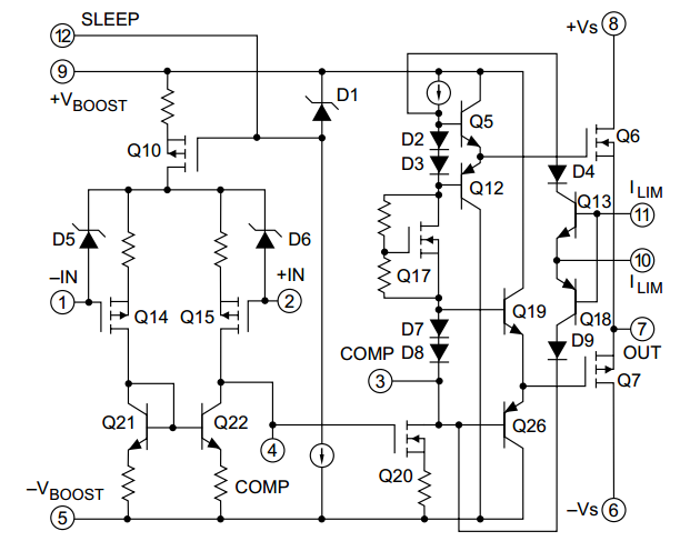400 Watt MOSFET Operational Amplifier ~ AmplifierCircuits.com