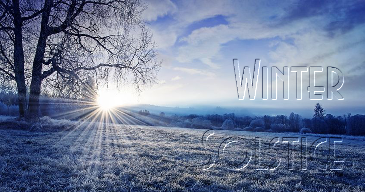 Antiques And Teacups: December 21st Winter Solstice, Antique Postcard