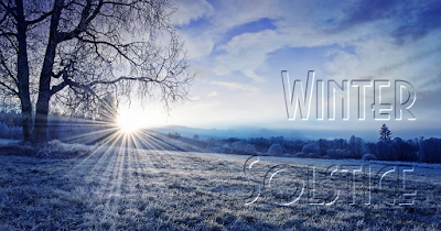 Antiques And Teacups: December 21st Winter Solstice, Antique Postcard