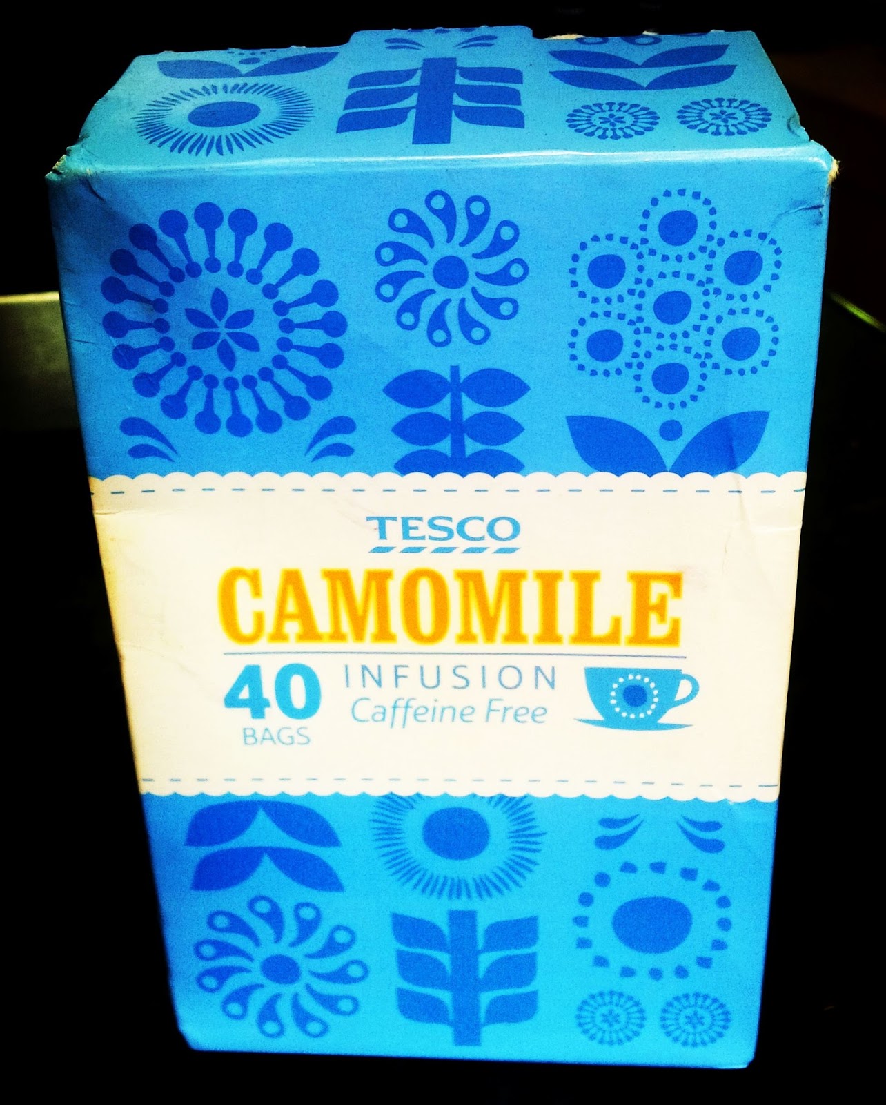 beverage upon beverage upon beverage Tesco Camomile