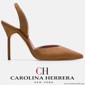 AGENDA DE SM. REYES FELIPE y LETIZIA:(Continúa Aquí) - Página 14 Queen-Letizia-wore-Carolina-Herrera-High-heel-slingback-pumps