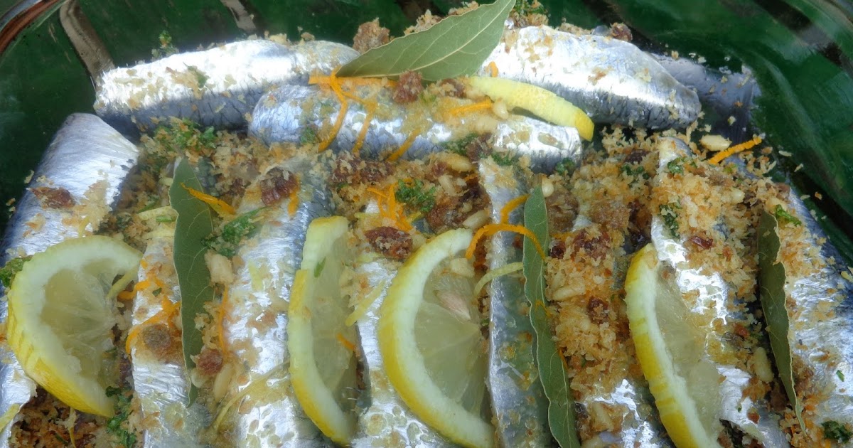 Wat ik gegeten heb Gevulde sardines op Siciliaanse wijze