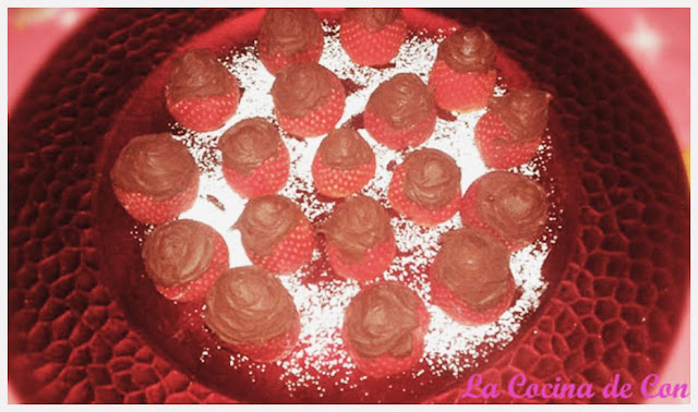 Fresas con chocolate