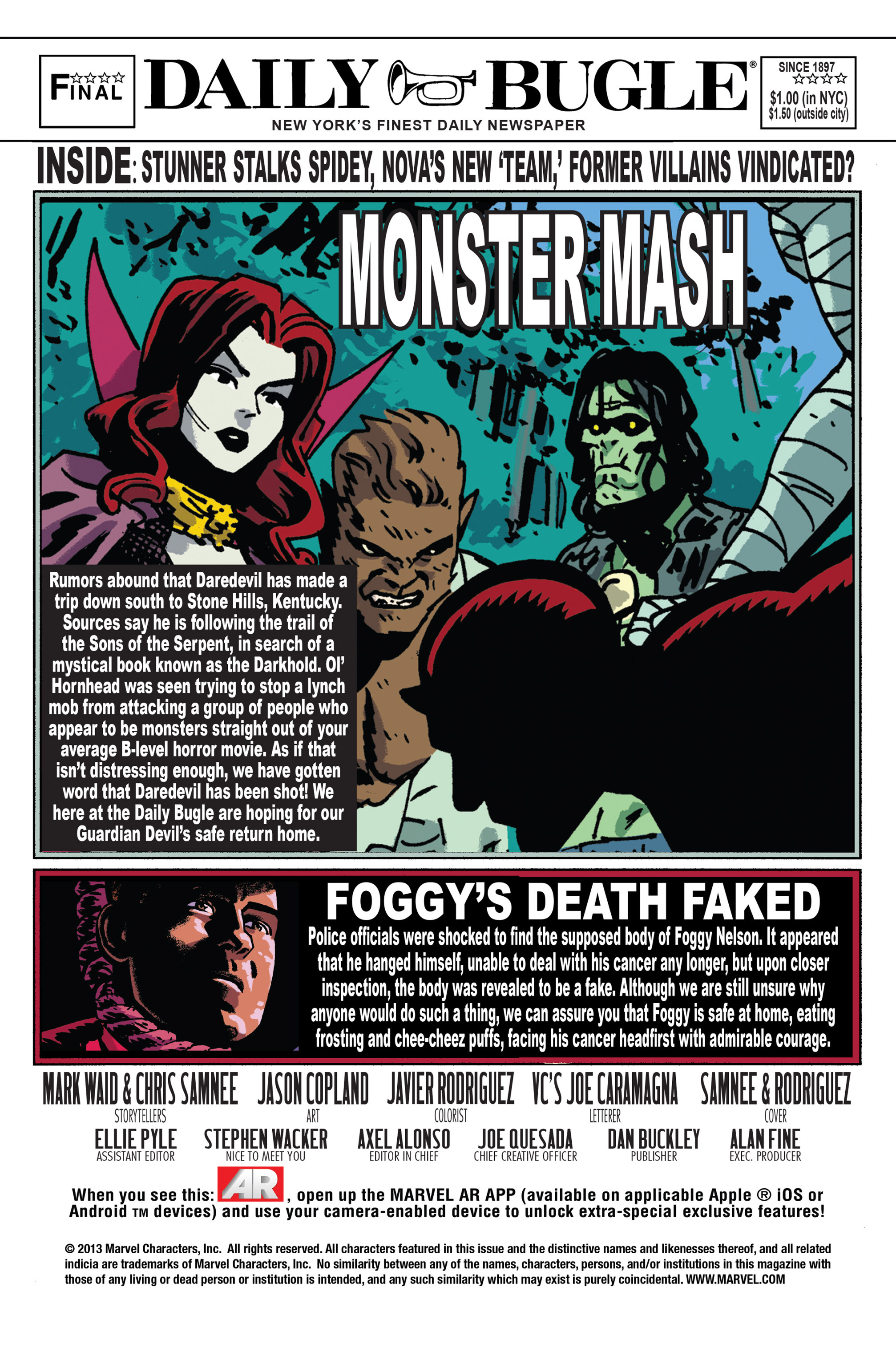 Read online Daredevil (2011) comic -  Issue #33 - 2
