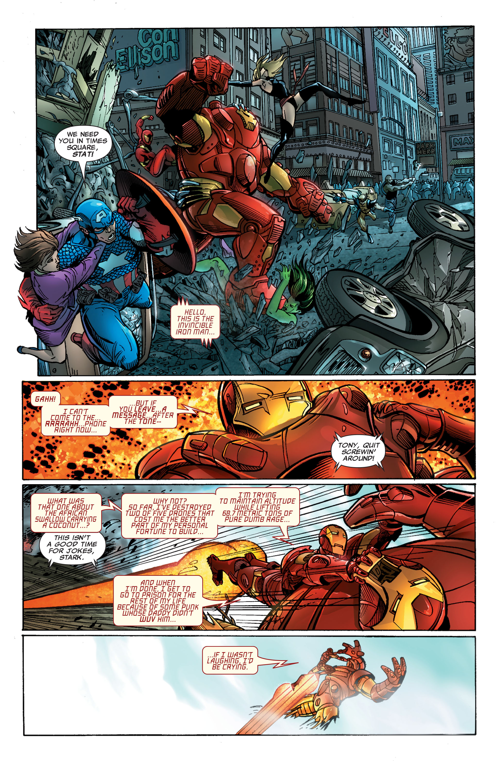 Read online Iron Man (2005) comic -  Issue #12 - 15