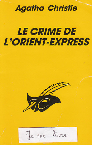 Je Me Livre Le Crime De L Orient Express Agatha Christie