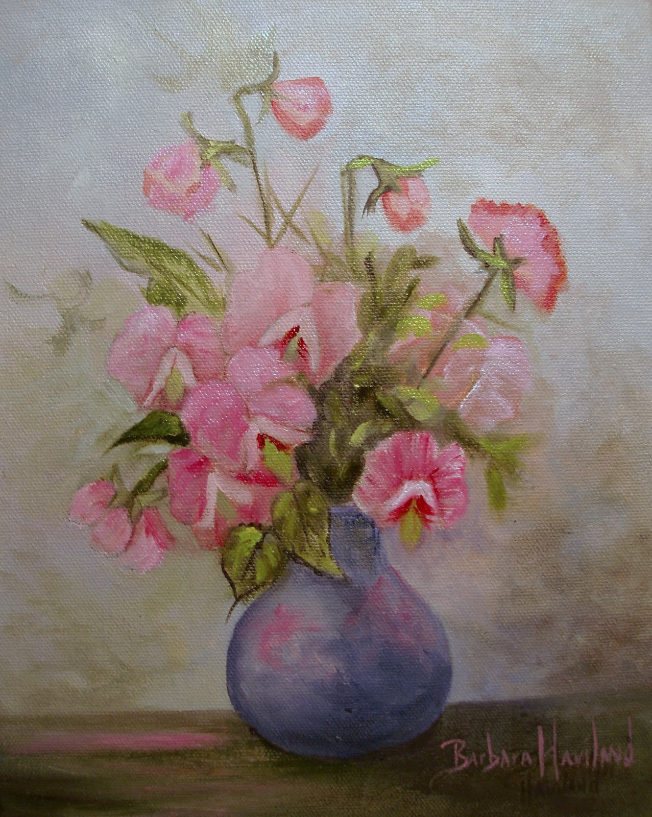 Sweet Peas,flowers,Barbara Haviland