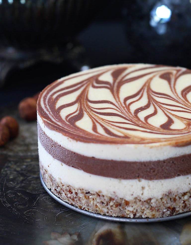 Strawberry Chocolate Swirl Cake