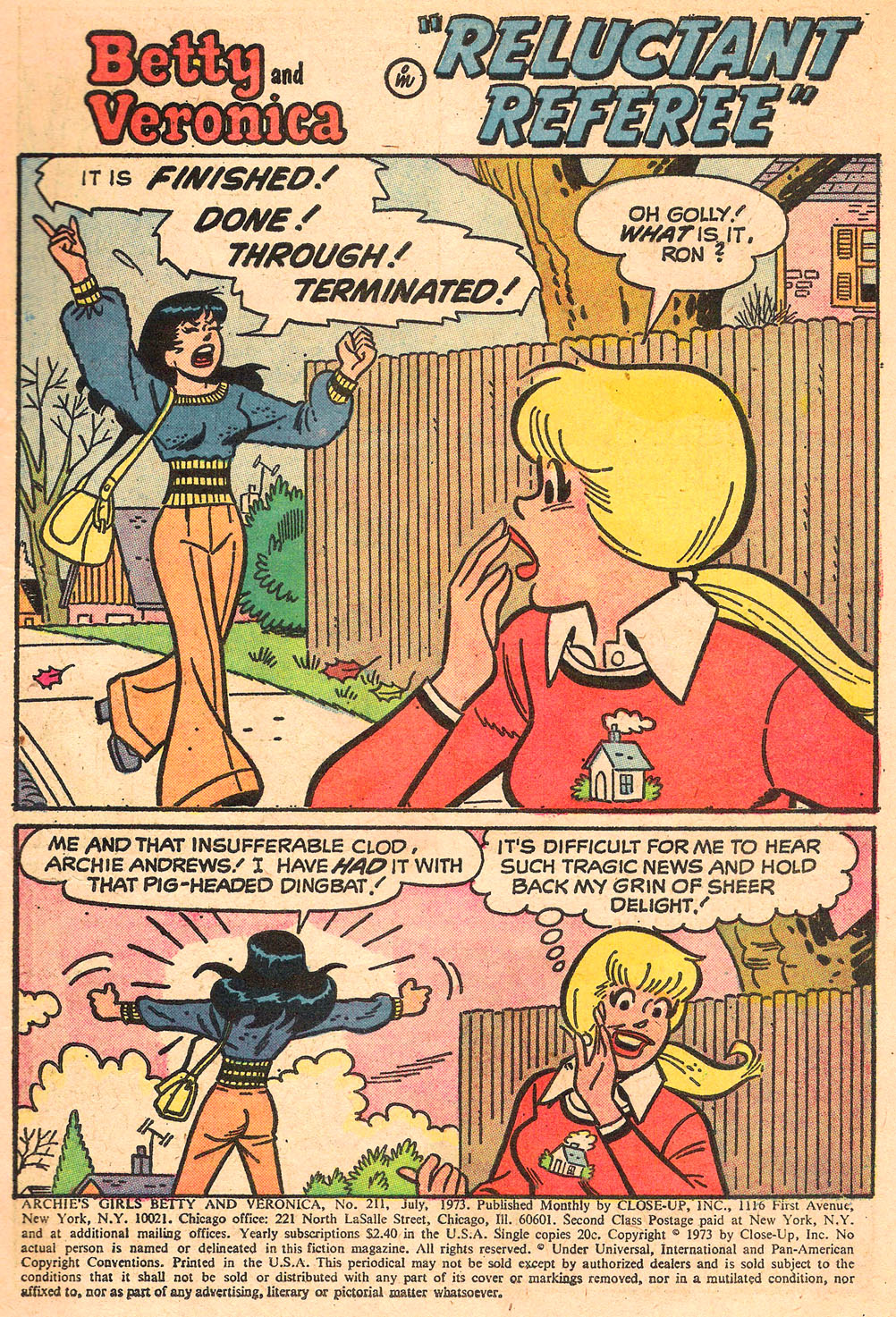 Read online Archie's Girls Betty and Veronica comic -  Issue #211 - 3