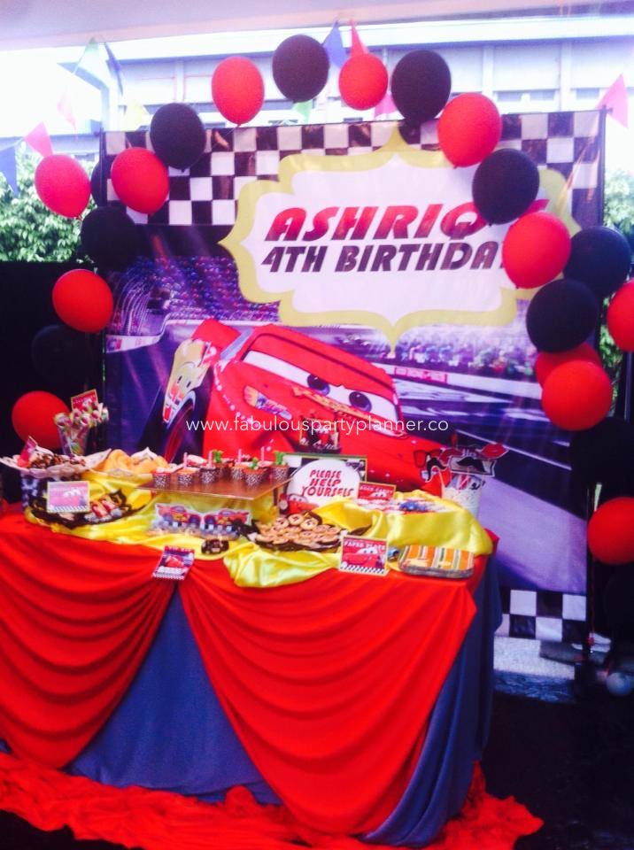 fabulous party planner 002081333 d event n kids party lightning mcqueen birthday party