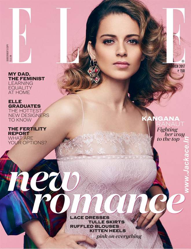 Kangana Ranaut Looks Simply Gorgeous On Elle India's Latest Cover