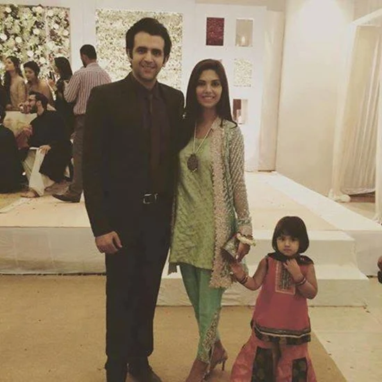 Sunita Marshal with Husband Hassan Ahmed and cute daughter