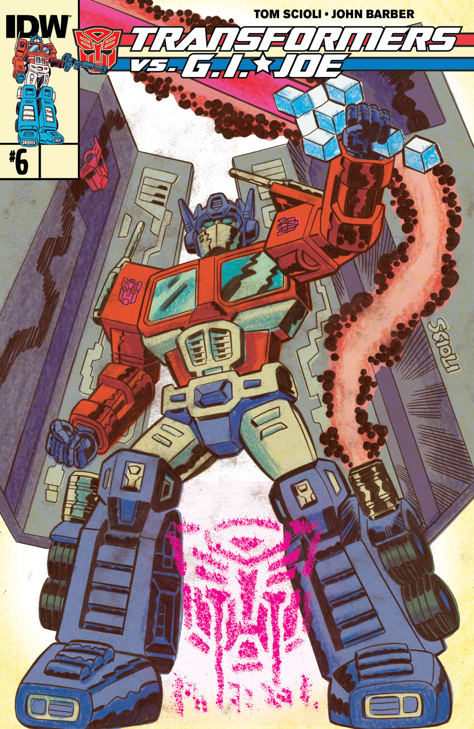 Read online The Transformers vs. G.I. Joe comic -  Issue #6 - 1
