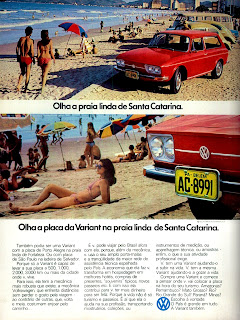propaganda Variant - 1973, brazilian advertising cars in the 70s; os anos 70; história da década de 70; Brazil in the 70s; propaganda carros anos 70; Oswaldo Hernandez;