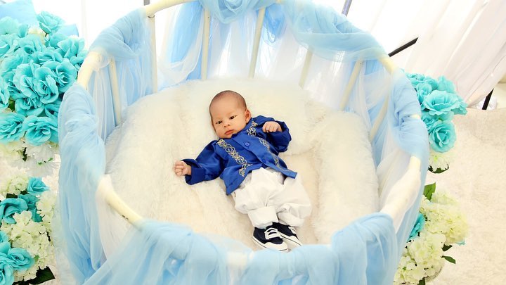 Dekorasi Aqiqah bayi cowo - Azka putra artis Intan Sakura | Dekorasi