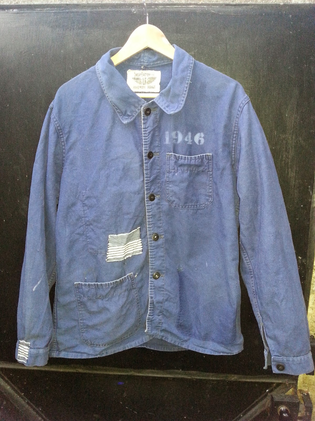 Luckyfactory40 Veste Bleu De Travail 1940