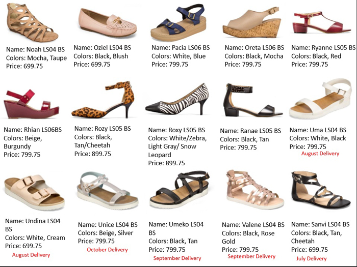parisian sandals price