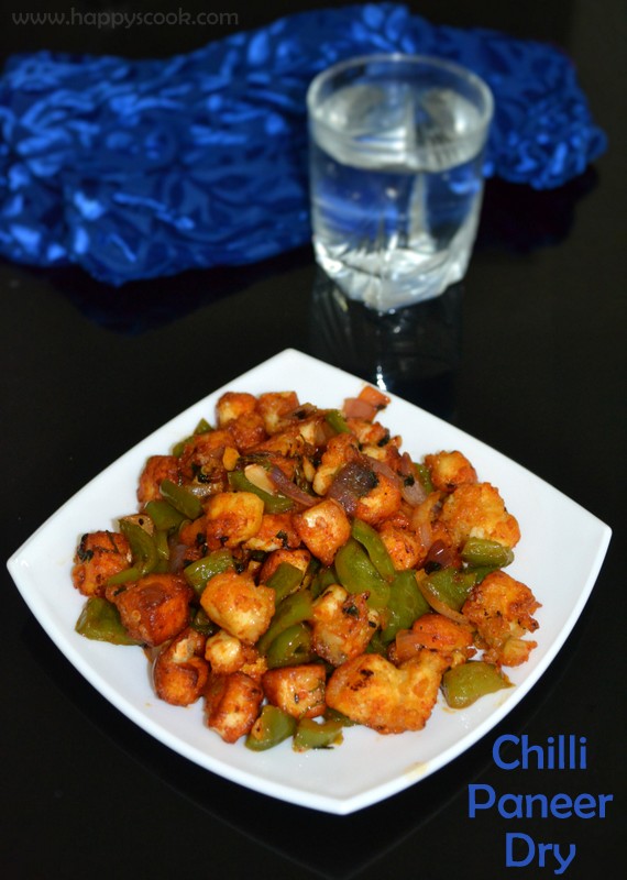 Chilli Paneer Dry Recipe Paneer Recipes Happy's Cook