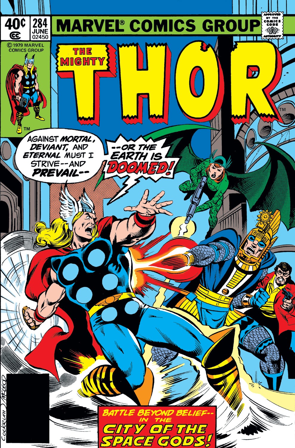 Read online Thor (1966) comic -  Issue #284 - 1