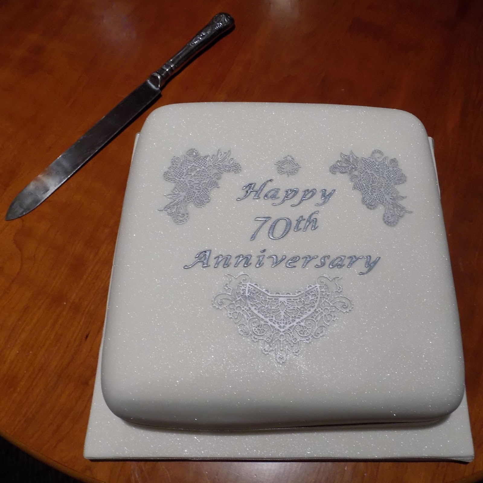 Outfit: Navy and White Fifties Style Prom Dress and Floral Shoes - What