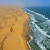 There is a country in Africa named Namibia, where a desert meets with a sea...