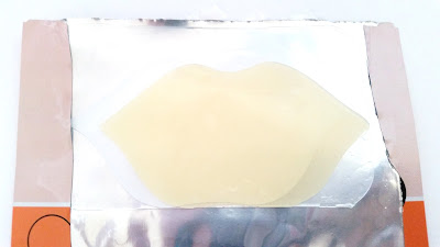 lip mask on the inside of the packaging