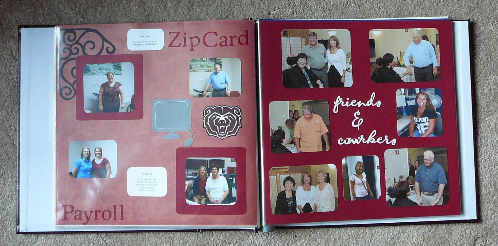 Krystena's Krafts Retirement Scrapbook