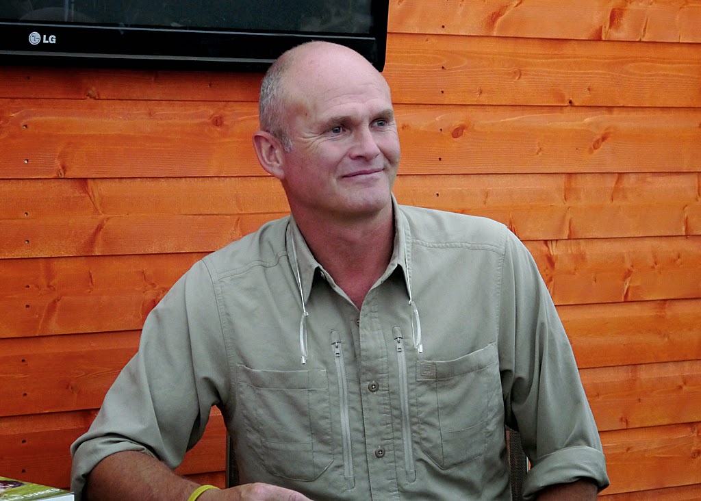 Penny's Hot Birding and Life!: Simon King at The Rutland Bird Fair!