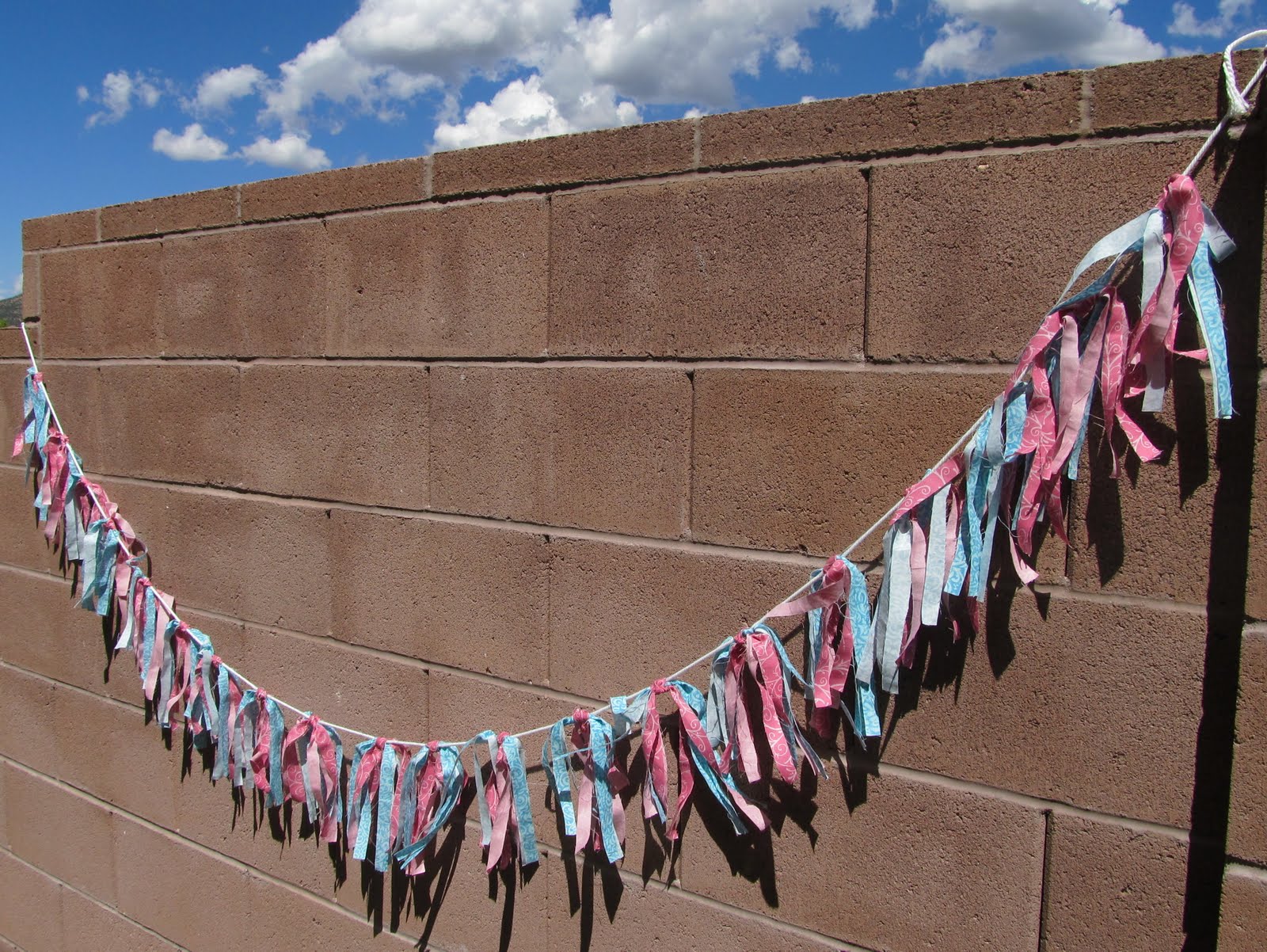 Craftaphile Knotted Fabric Strip Banner