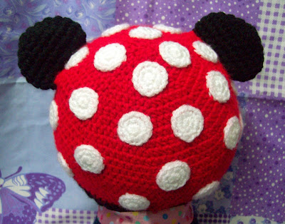 GORRO DE MINNIE MOUSE A CROCHET