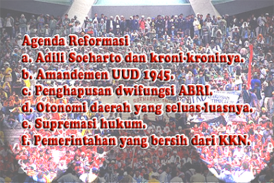 Isi Agenda reformasi Indonesia