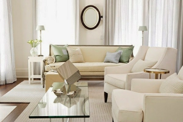 Living room in white &#8211; 30 bright ideas!