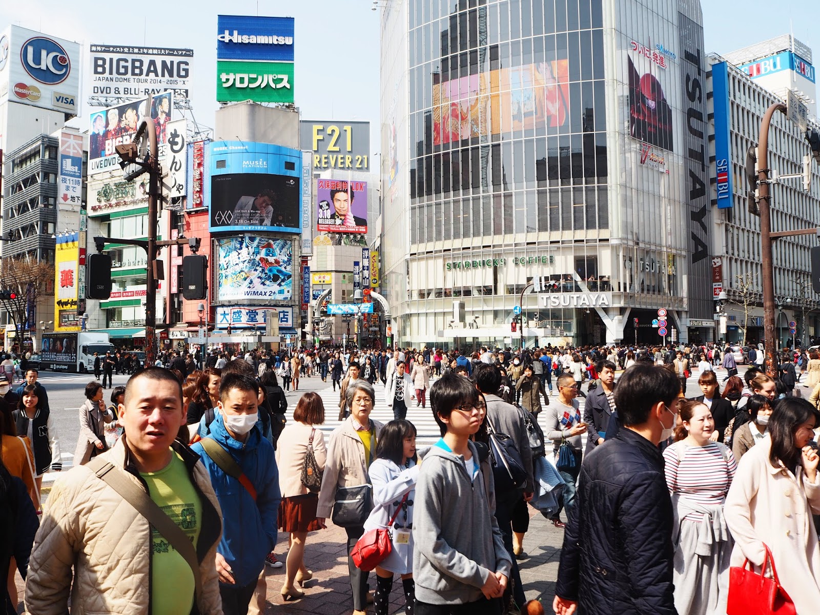 Walk Across the Busiest Crossing in the World - Shibuya