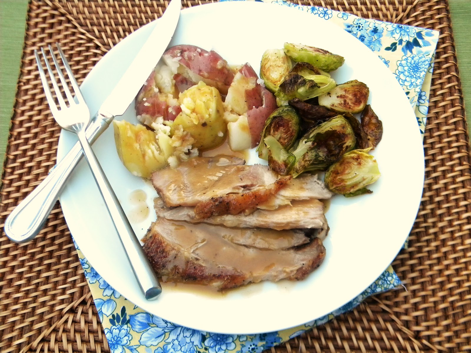 a lovin' forkful Old Fashioned Pork Roast and Gravy My Mama's Recipe