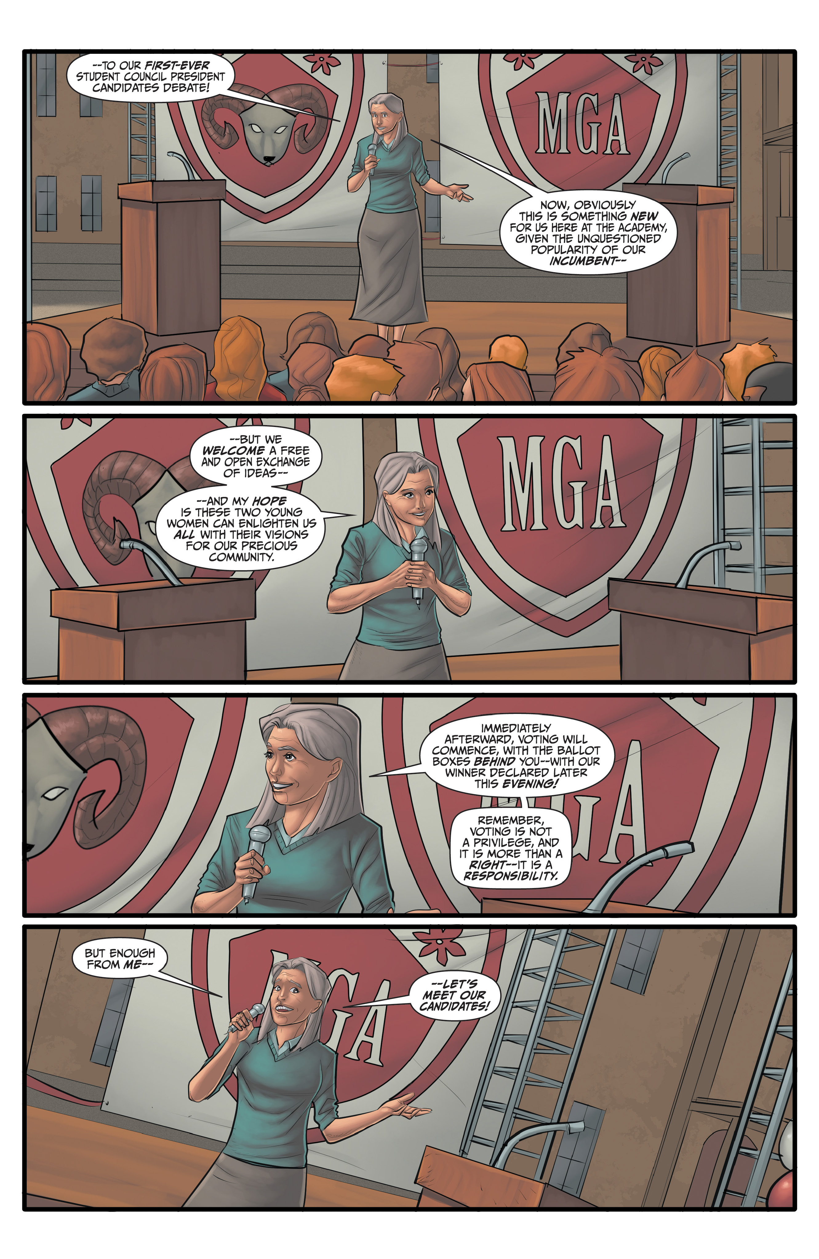 Read online Morning Glories comic -  Issue #48 - 11