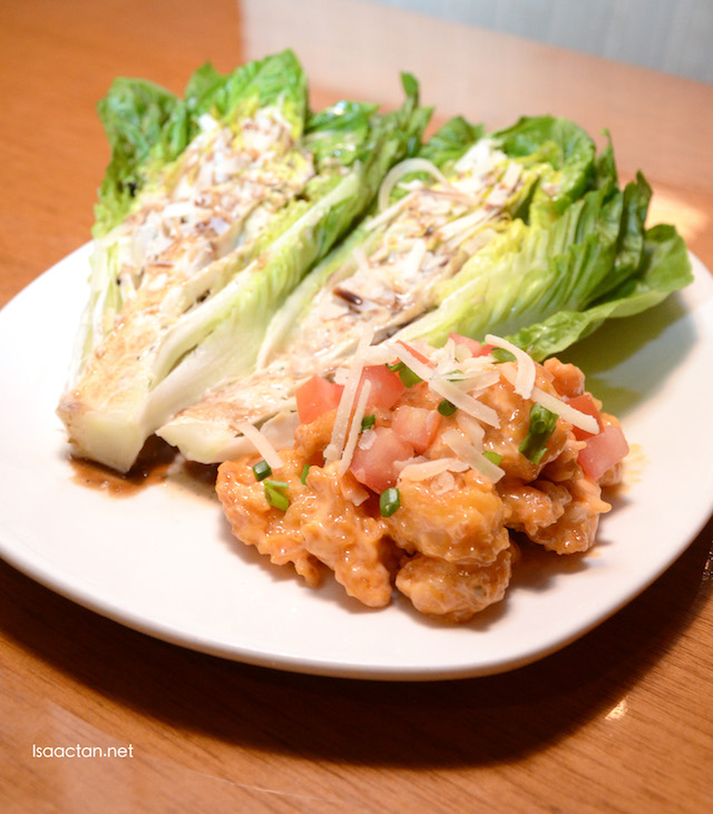 Crispy Parmesan Shrimp Salad (new item – RM26.45 inclusive GST)