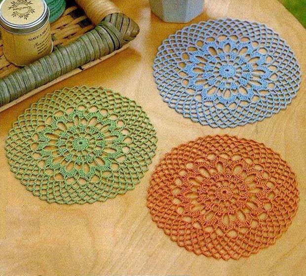 Ergahandmade Crochet Coasters + Diagram