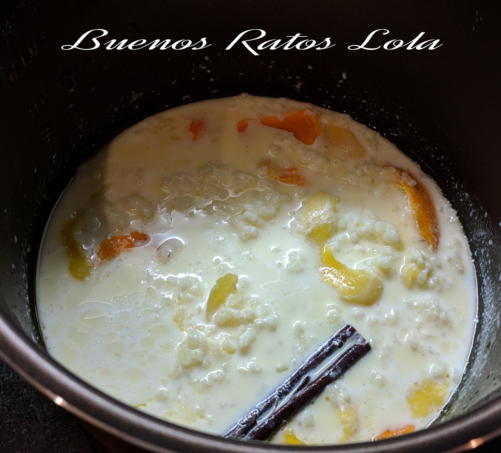 Arroz con leche cocinado lentamente en fussioncook FC7 smart