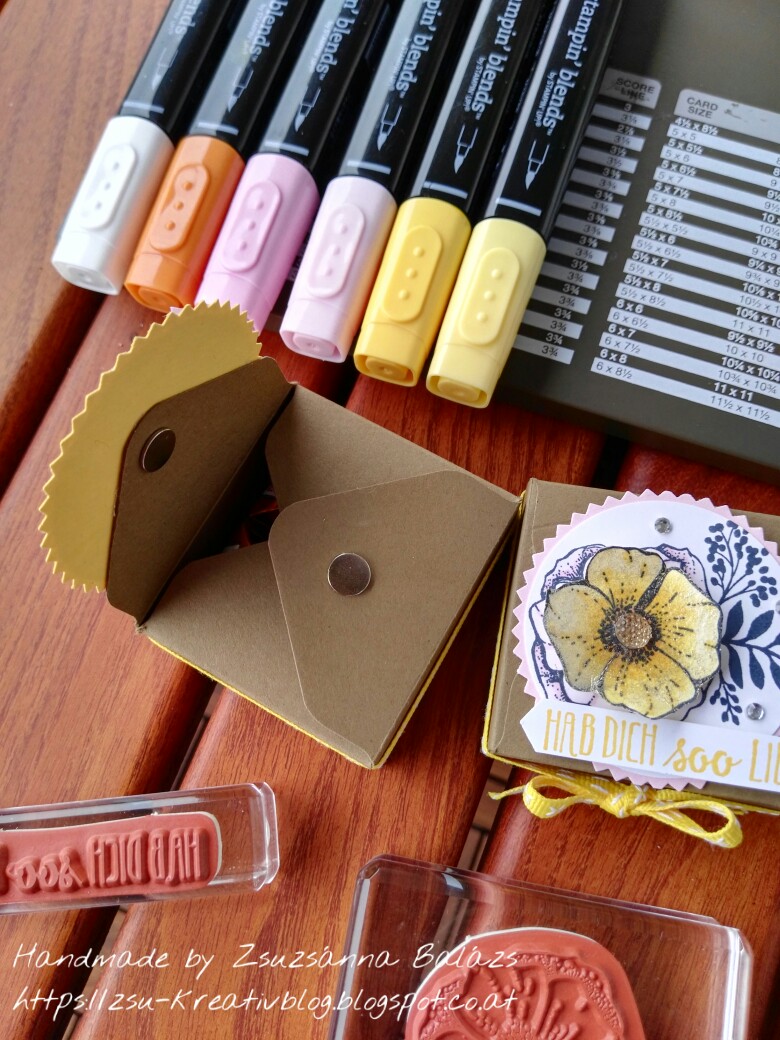 Stempelhandwerk Explosionsbox Zur Konfirmation