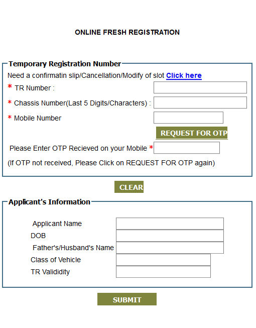 New Bike Registration in Hyderabad