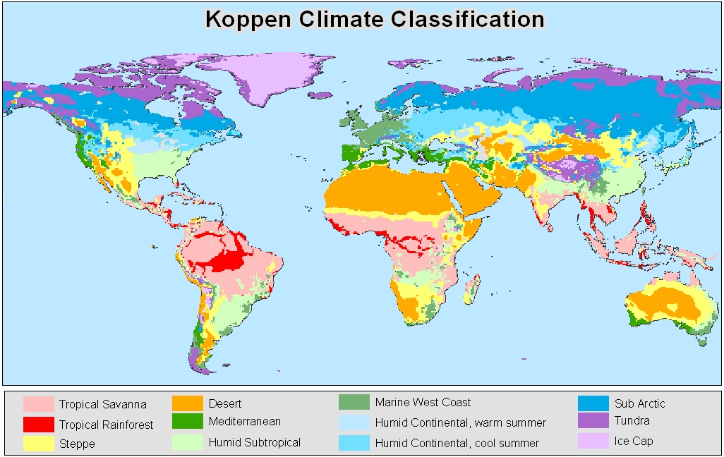 Klasifikasi Iklim Koopen Geograph88 Koppen Climate