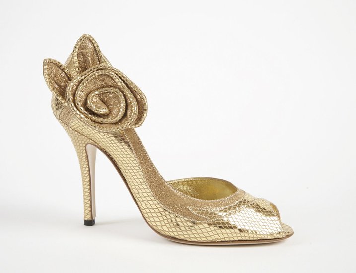 I Heart Wedding Dress Gold Wedding Shoes