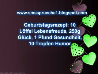 21 SMS Sprüche Geburtstag