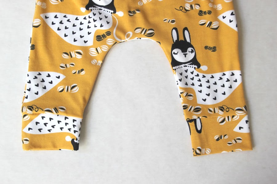 DIY Tutorial y patrones legins de bebé