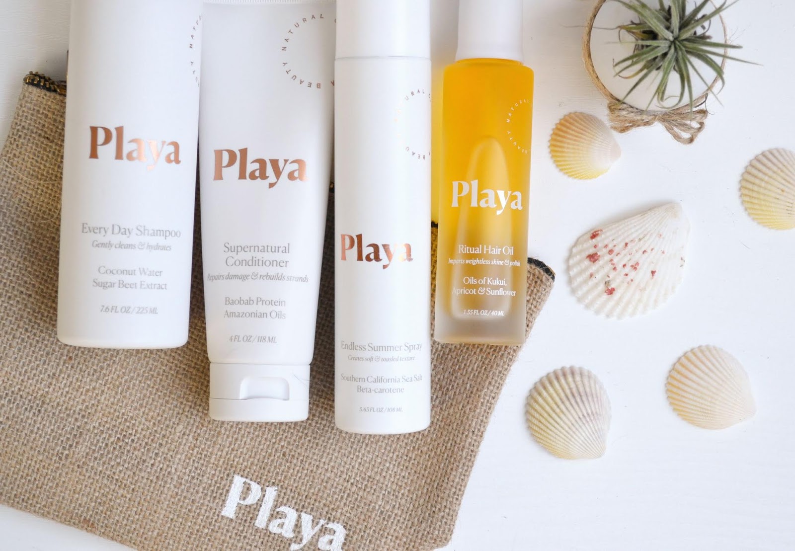 HAIR Playa Clean Hair Care from California Cosmetic Proof